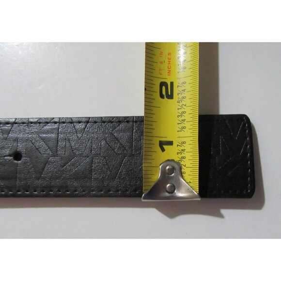 Michael Kors Womens Reversible Belt Black Signature Logo / Brown NWT Medium - Picture 9 of 9